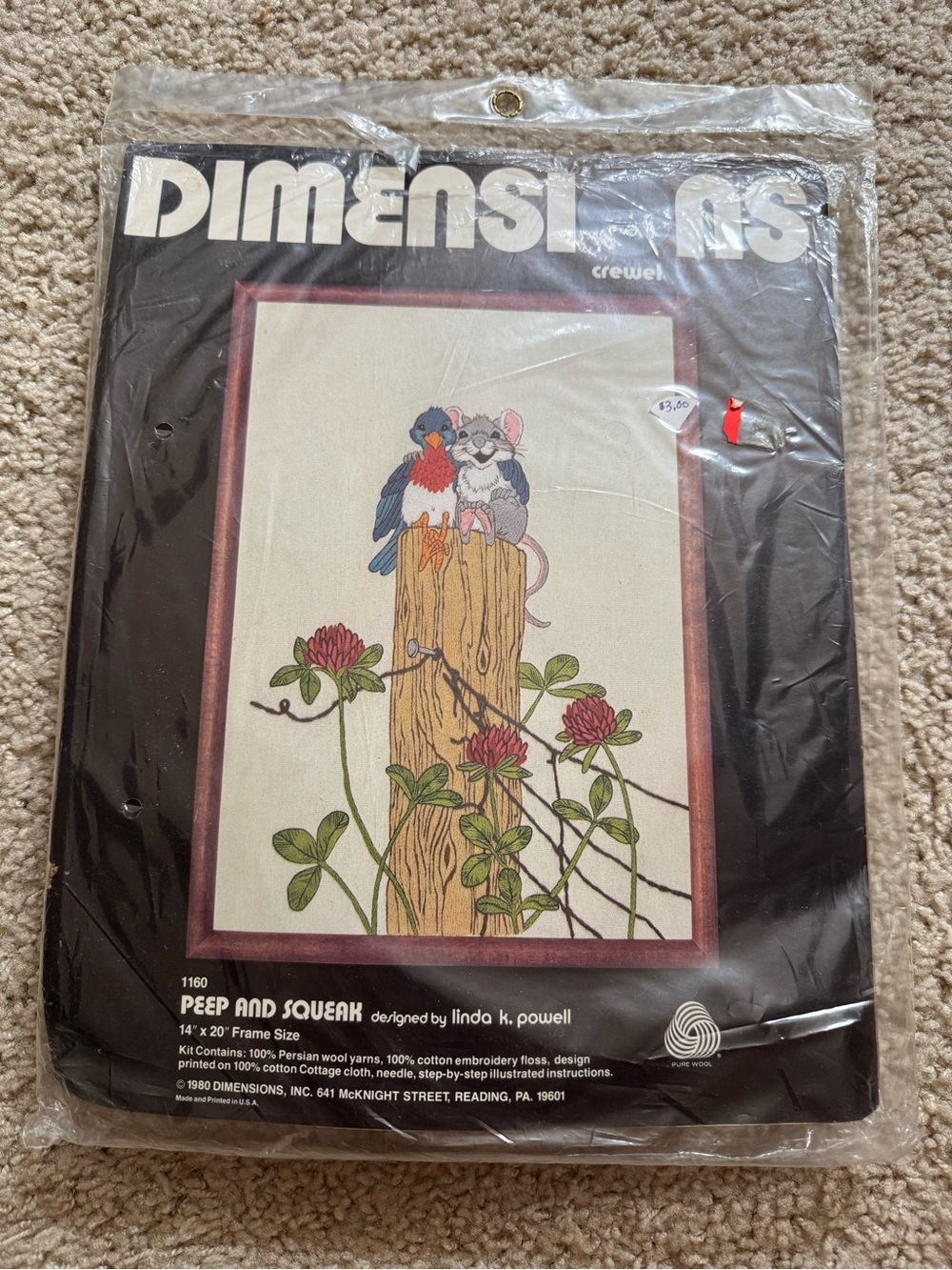 Dimensions ‘Peep and Squeak' Needlepoint Kit